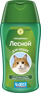 Forest shampoo for cats